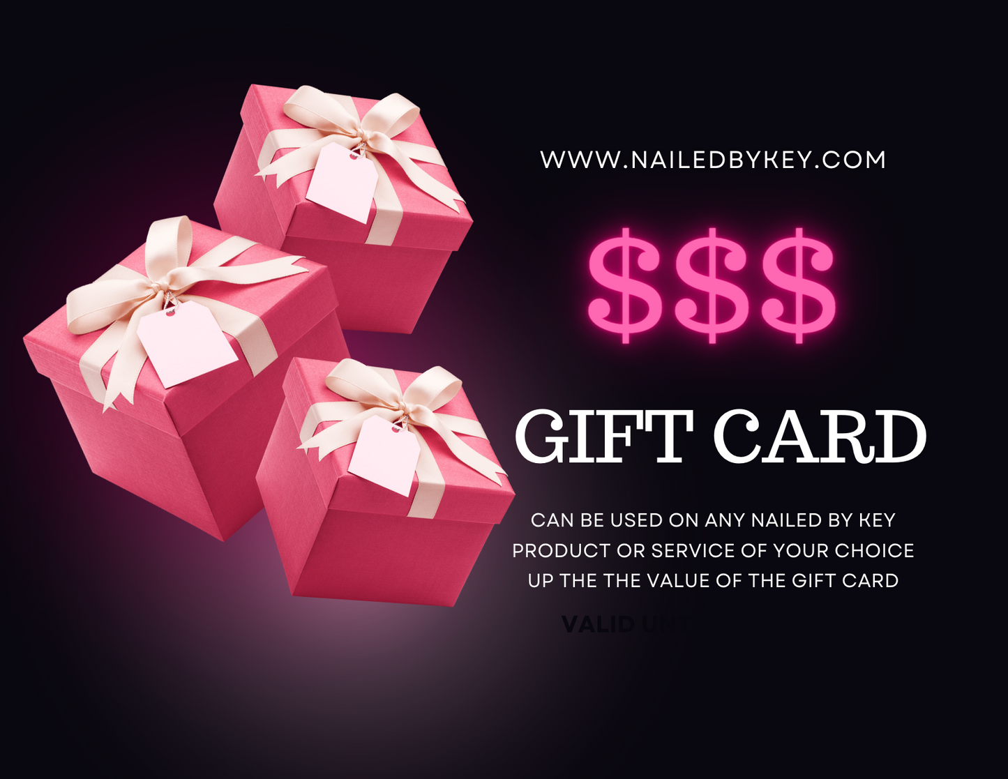 Nailed by Key Gift Card
